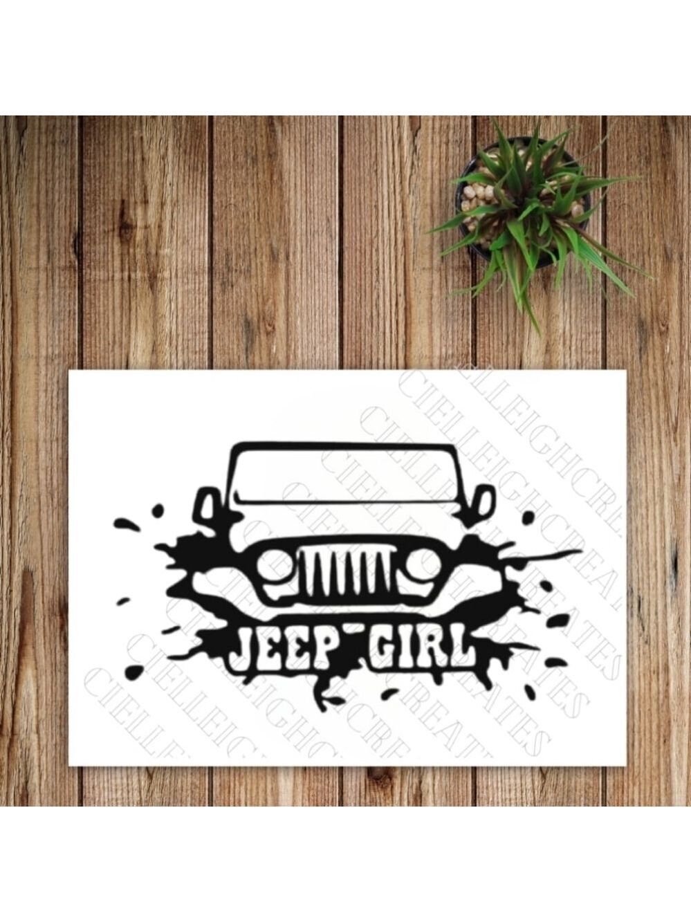 *2 for $20* Jeep Girl vinyl decal Sticker Handcrafted